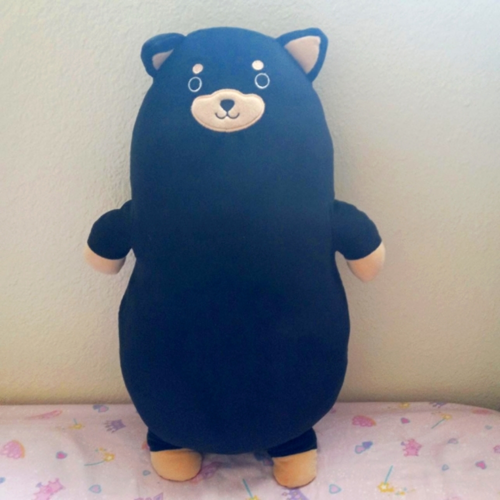 Flat decorative dog plush